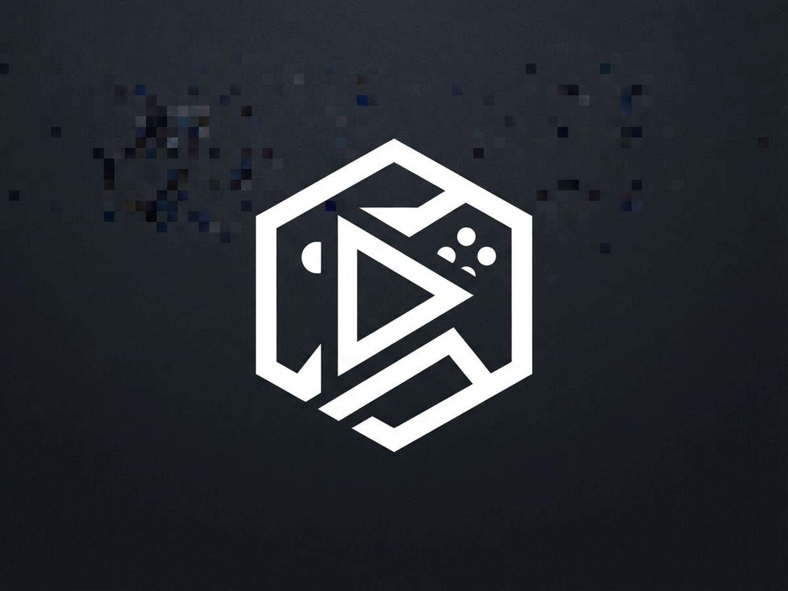 Icône de plateforme de jeux abstraite