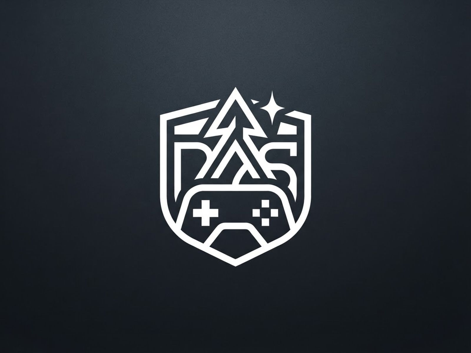 Icône de studio de jeux abstraite